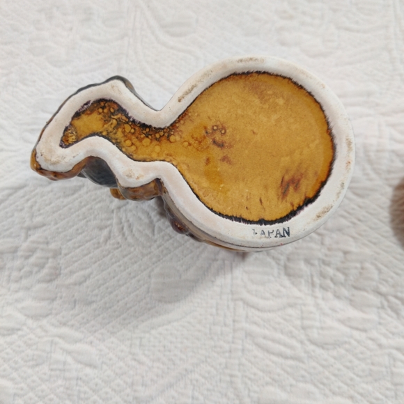 Bear And Beehive Honey Pot Ceramic Jar Vintage Mid Century Made In Japan - Picture 8 of 11